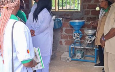 Construction d’une micro unité de transformation de manioc