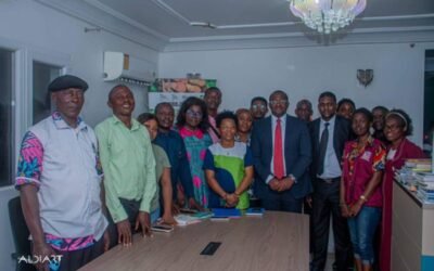 Visite officielle du Directeur des relations avec l’OIF au Cameroun : Hervé Nguenkam reçu au siège de l’APADIME à Douala